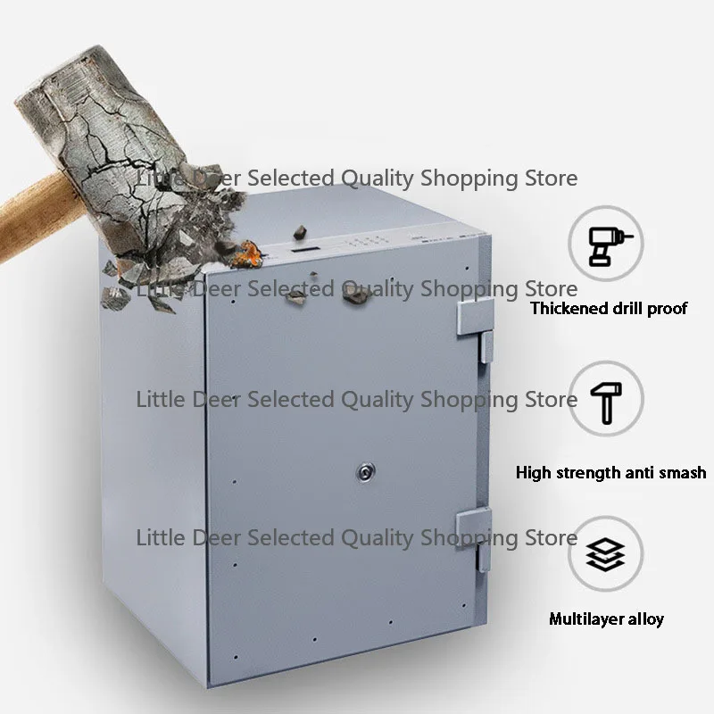 Fingerprint Password Safe Home Wardrobe Embedded Safe Fireproof Commercial Safety Safe