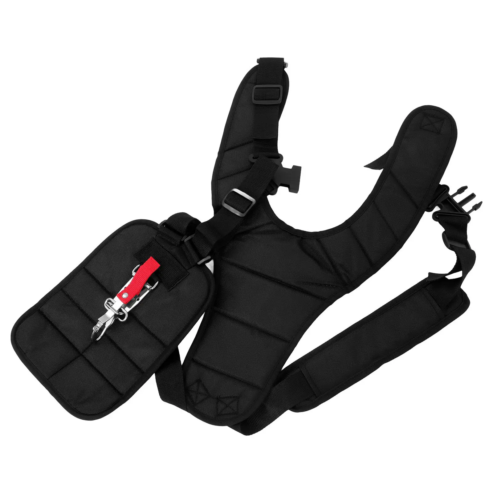 Universal Trimmer Cutter Strap Double Padded Shoulder Harness Strap for Brush Cutter Pruner Effective Load Distribution and