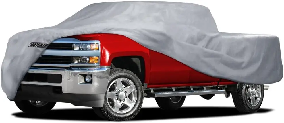 

Heavy Duty Waterproof All Weather Truck Cover - Universal Fit for Pickup Trucks, UV Rain Snow Dust Protection