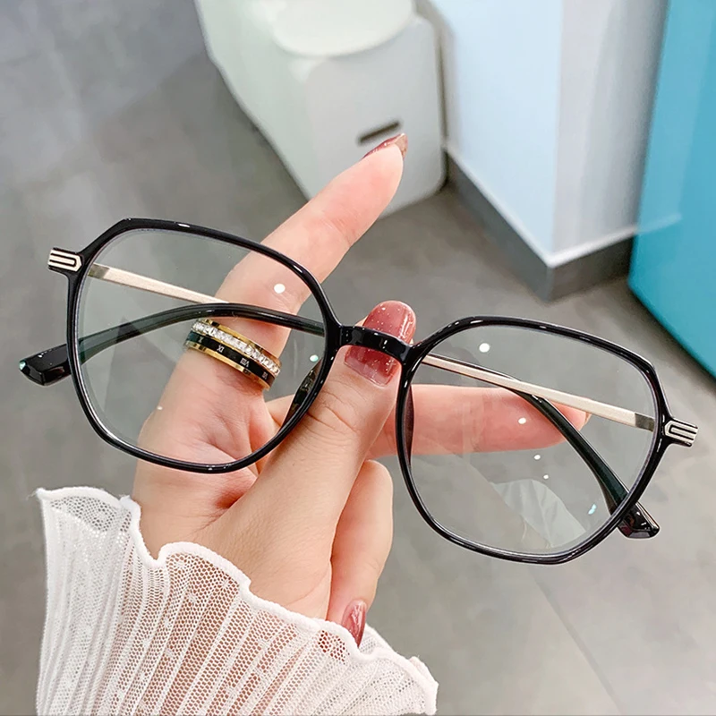 New Prescription Glasses Frame Women Eyewear Full Rim TR-90 Plastic Flexible Eyeglasses New Hot Rx-able Woman Female Spectacles