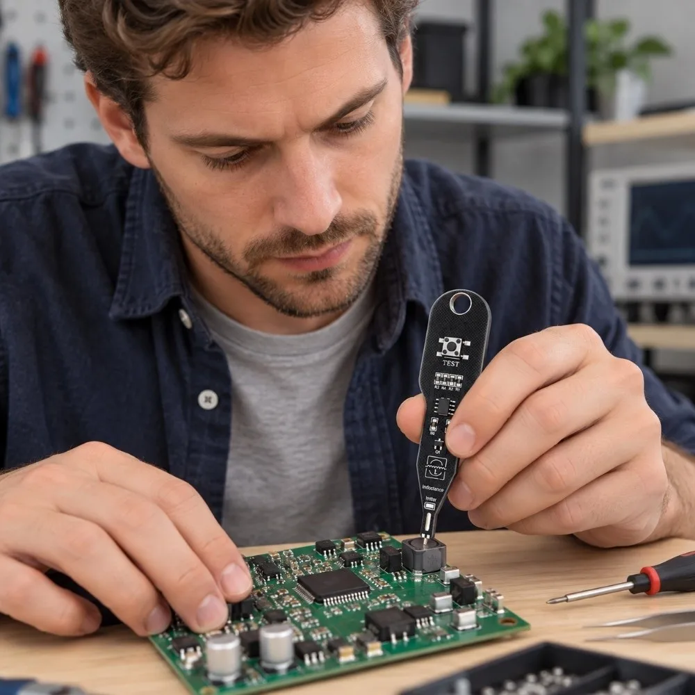 High Accuracy Motherboard Coil Tester Strong Stability Quick Investigation Inductor Detector Tool Easy To Use Professional