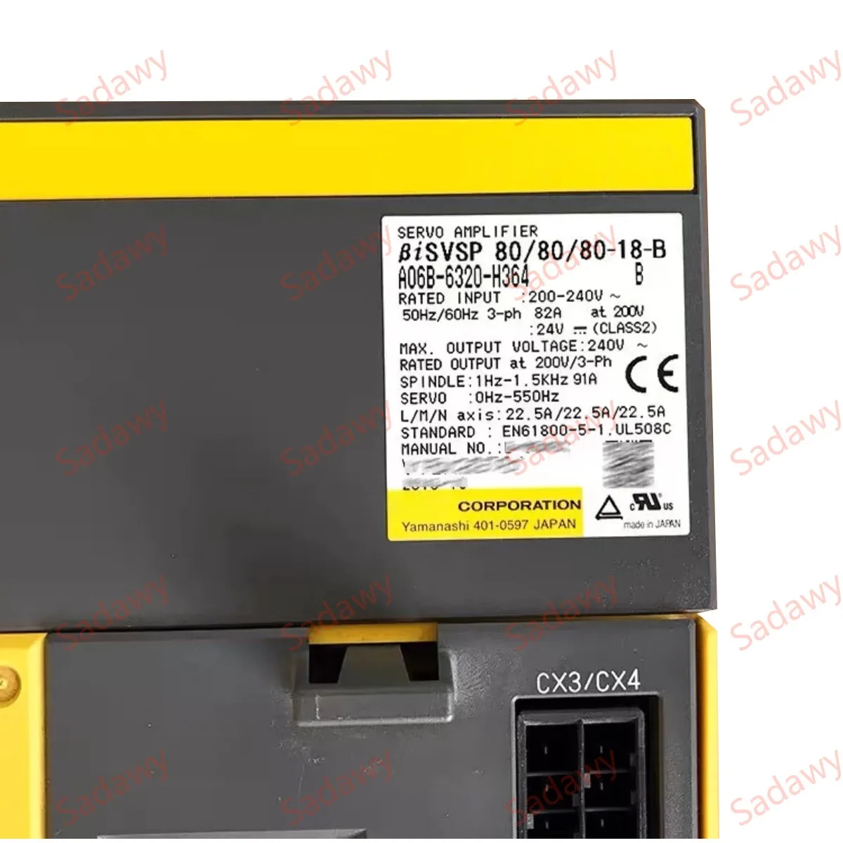 Fan-uc 새로운 오리지널 A06B-6320-H364 서보/스핀들 AMP Bisvsp-B 80 서보 드라이브