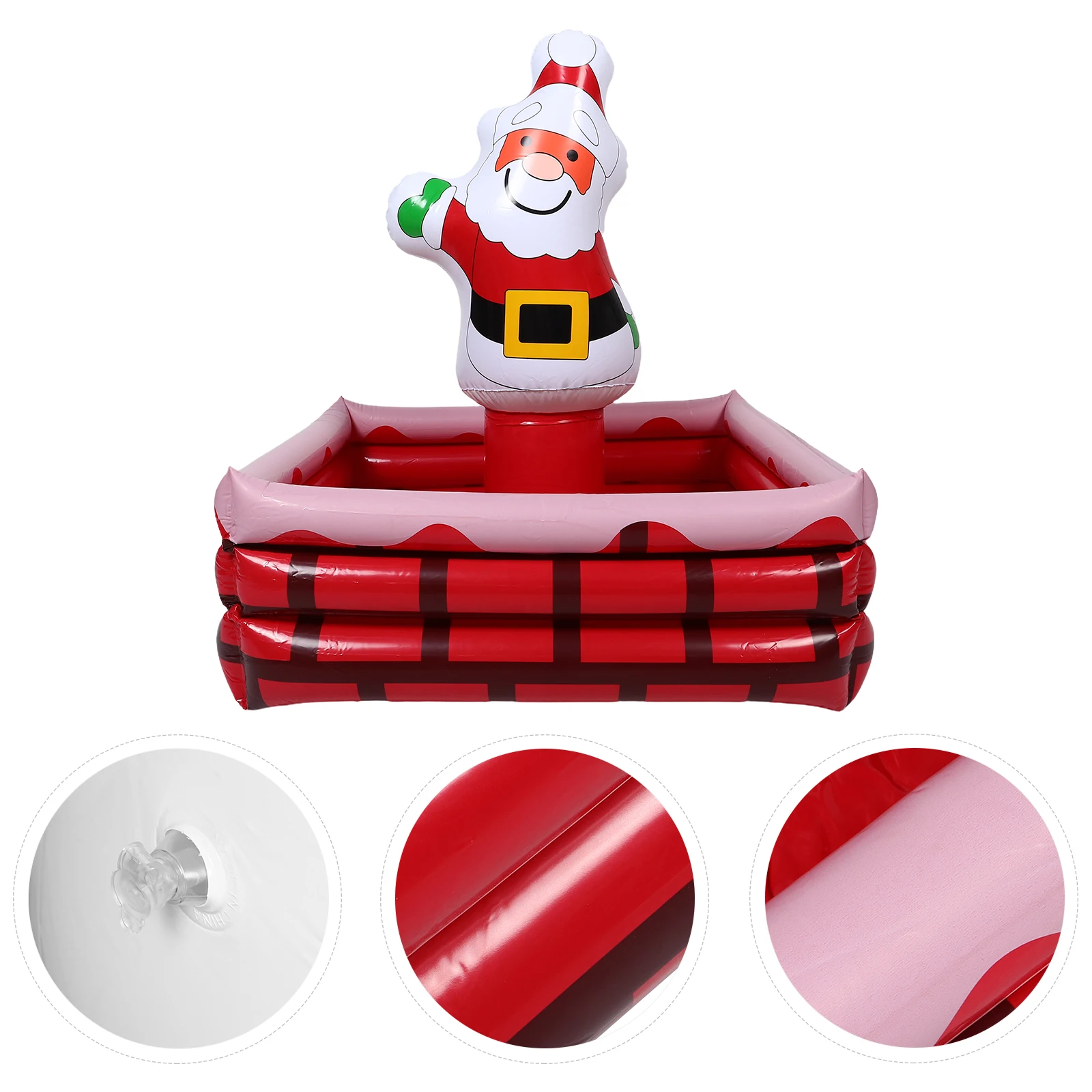 

Надувной холодильник Санта-Клауса, товары для рождественской вечеринки, эффективный охлаждающий держатель для напитков для праздничных встреч, водонепроницаемый дизайн