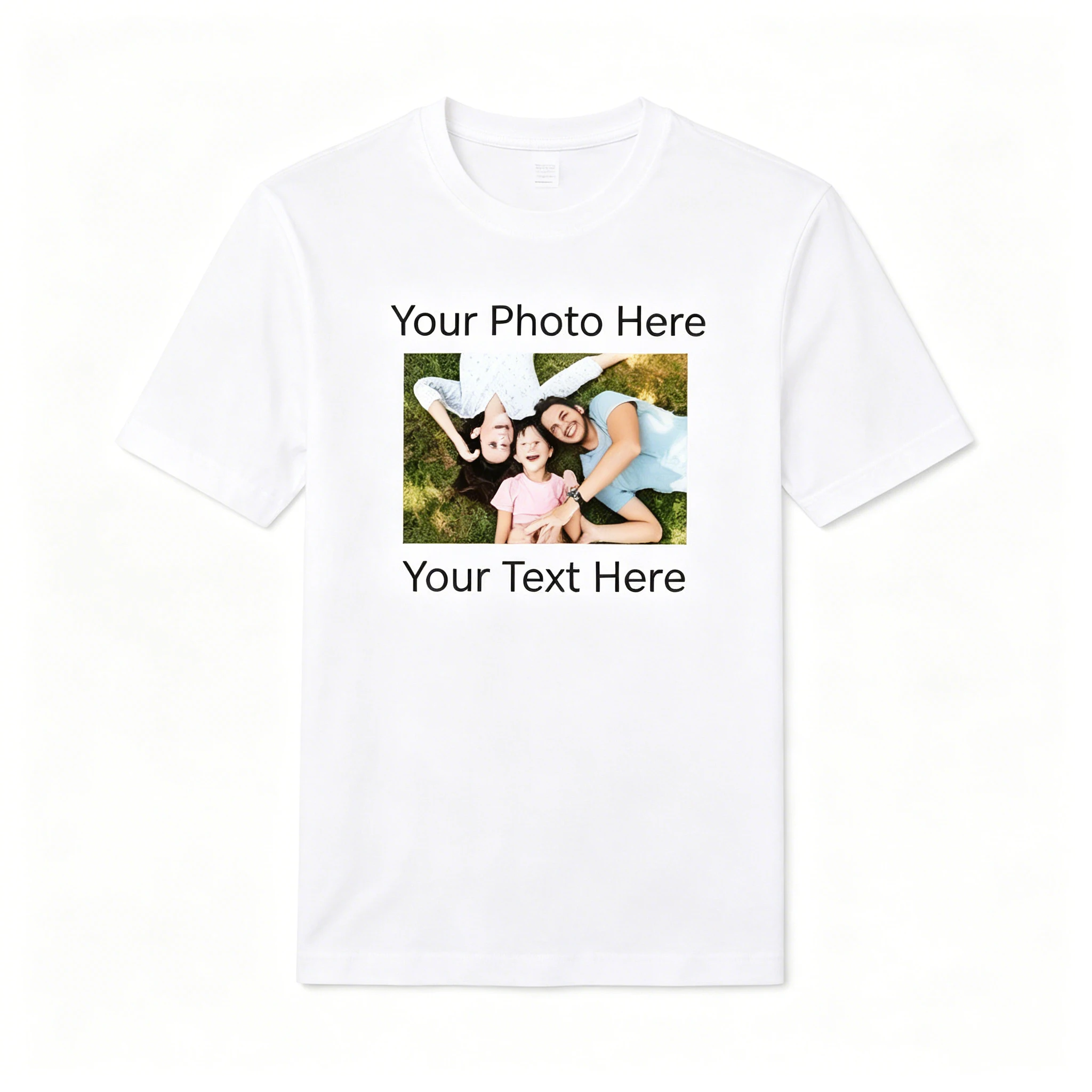 O Neck Female T Shirt Custom Graphic Photo Picture Personalized Text Design Loose Fashion Daily Wear Birthday Celebration Gift view 3