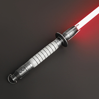 LGT Saberstudio Shin Hati Xenopixel Lightsaber Metal Hilt Force Heavy Dueling Light Saber with Bluetooth Sensitive Smooth Swing