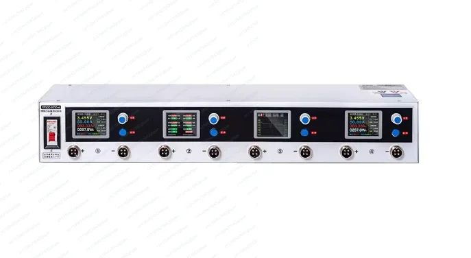 YPSDZ High Precision 4 Cha-nnel 5V 50A Charge Discharge Detector Bat-tery Pack Voltage Balance Lithium B-at-tery Capacity Tester