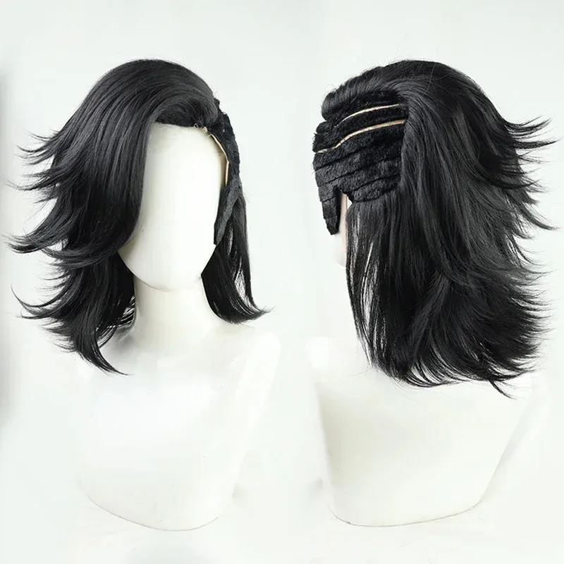 أنيمي طوكيو المنتقمون هاجيمي كوكونوي شعر مستعار تأثيري مقاومة للحرارة الاصطناعية الشعر كرنفال هالوين الدعائم الطرف أنيمي شعر مستعار تأثيري