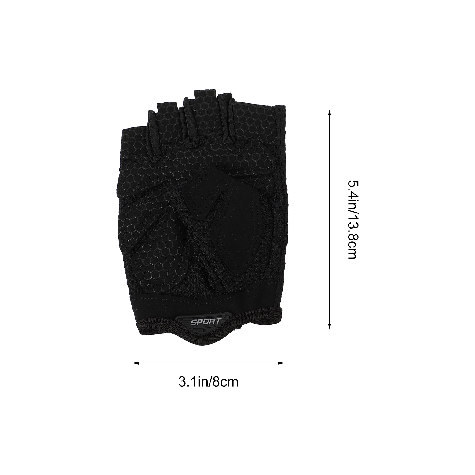 

Bike Gloves Half-finger Men Protective Wheel Chair Bicycle Riding Sports Mens Black Breathable Motorcycle Fitness