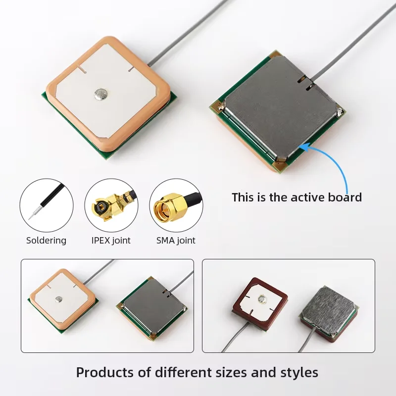 50 قطعة RoHS معتمد الأصلي نشط داخلي السيراميك هوائي GPS 25x25x4 نطاق التردد 1561 ميجا هرتز-1575 ميجا هرتز لتطبيق GNSS و GPS