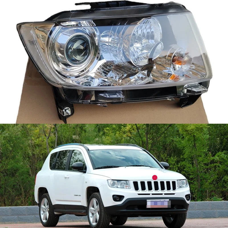 

Для 2011 2012 2013 2014 2015 jeep Compass фары в сборе дневные ходовые огни Верхние и низкие балки поворотные ночные ходовые огни