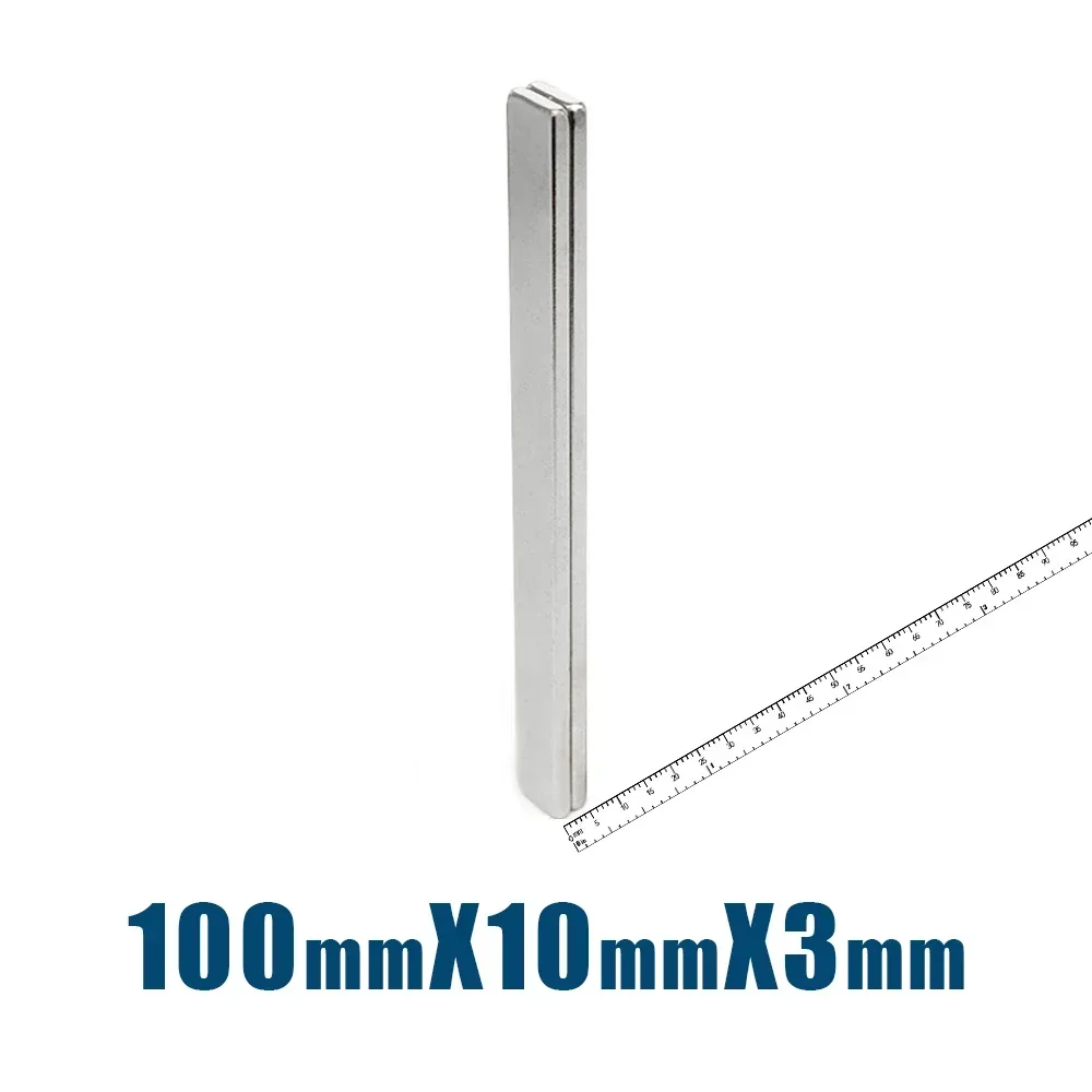 100x10x3mm 1/2/5/10PCS N35 Super Strong Neodymium NdFeB Magnet Block Permanent Neodymium Magnet Powerful Magnets