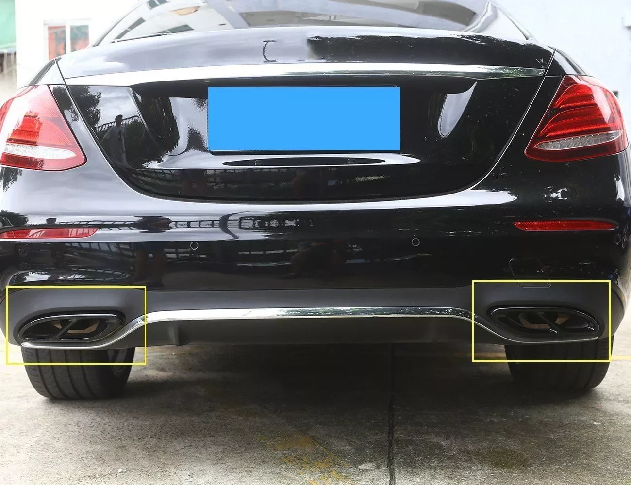 

Black Exhaust Tip Muffler Pipe Cover For A Class W176 B Class w246 for Mercedes Benz W212 W213 W205 X253 C180 C200 Tail Pipe