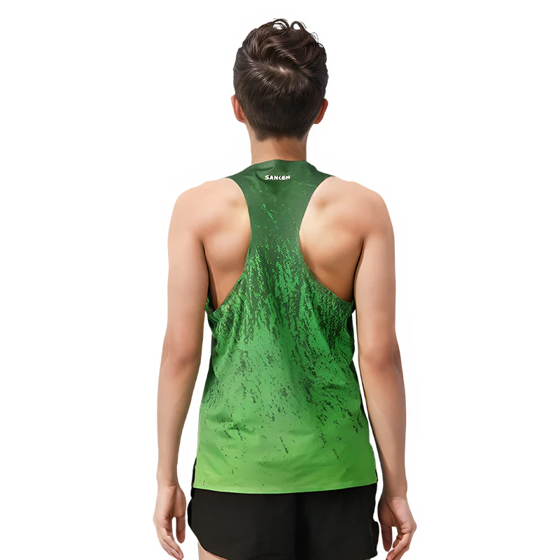 

Sanken открытый бег спортивный ветрозащитный жилет Qui Dry дышащий легкий ex Sl Pred клеевой жилет для молодежи