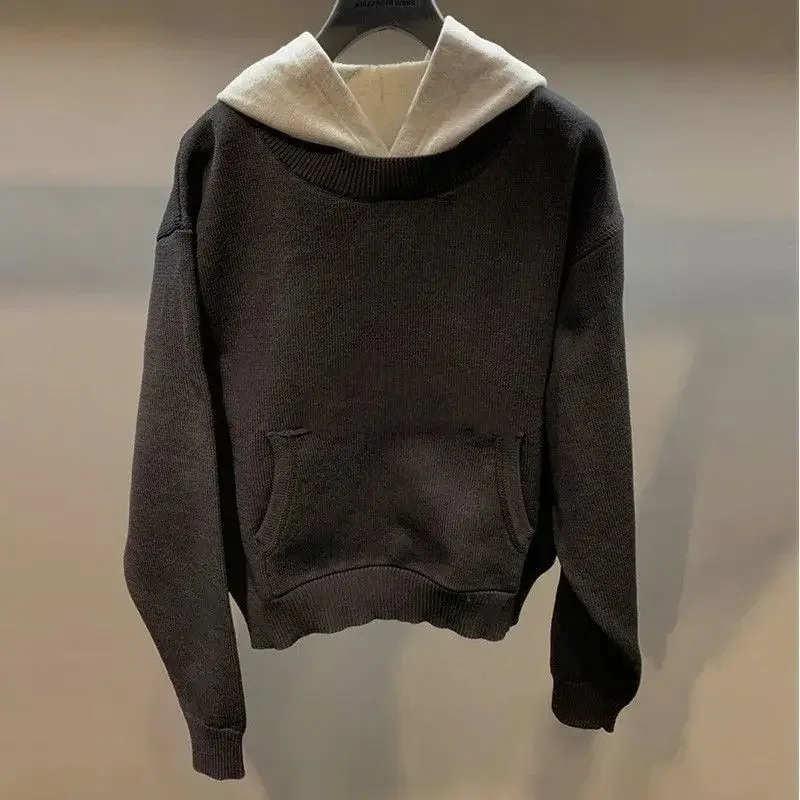 Male Hoodie New In Men's Hooded Sweatshirt Winter Solid Cotton Loose One Piece Clothing Deals Novelty And Aesthetic Autumn Warm