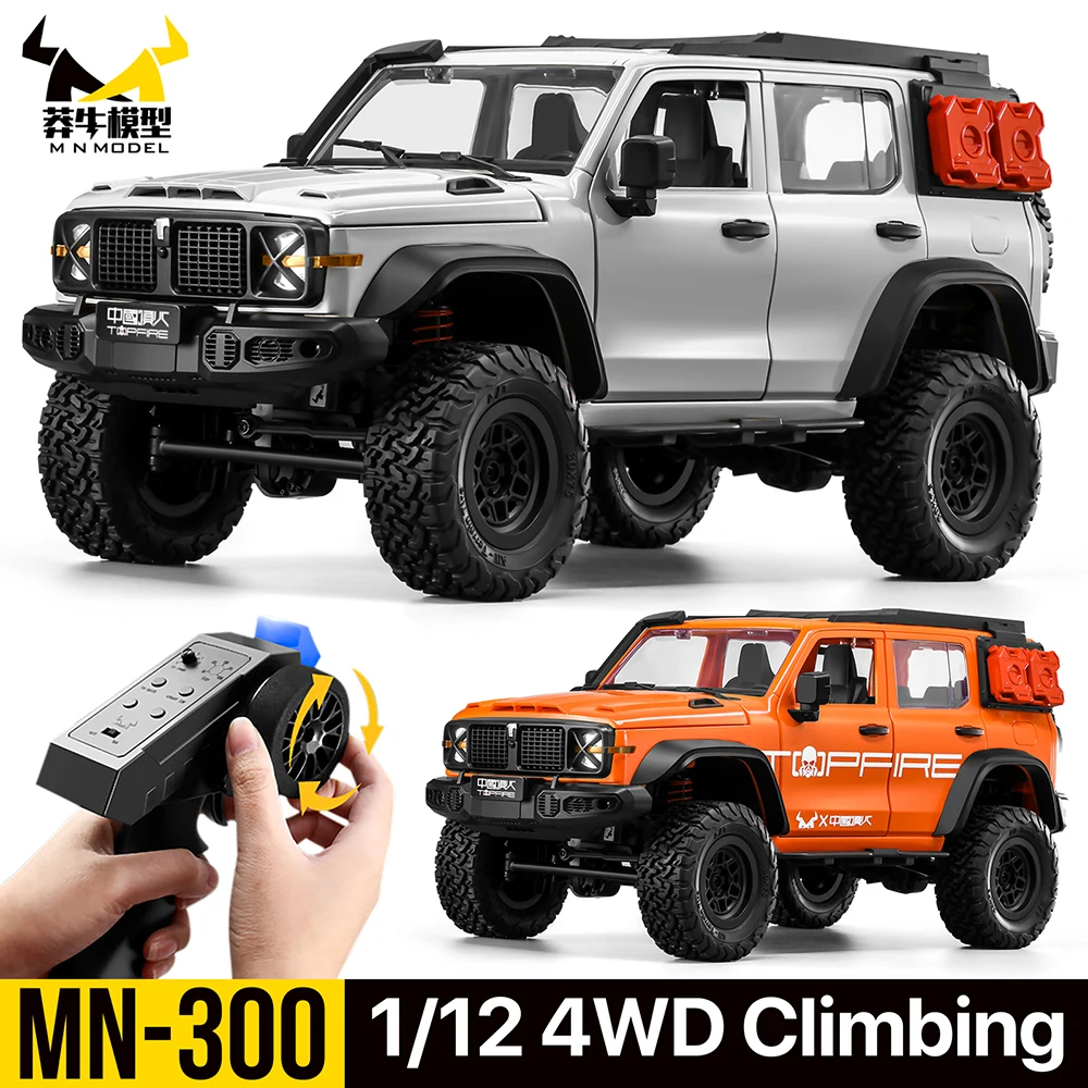 

MN MODEL1/12 Off-Road Car 7km/h Four-wheel Drive Truck 1200mAh 50M Open Doors Design