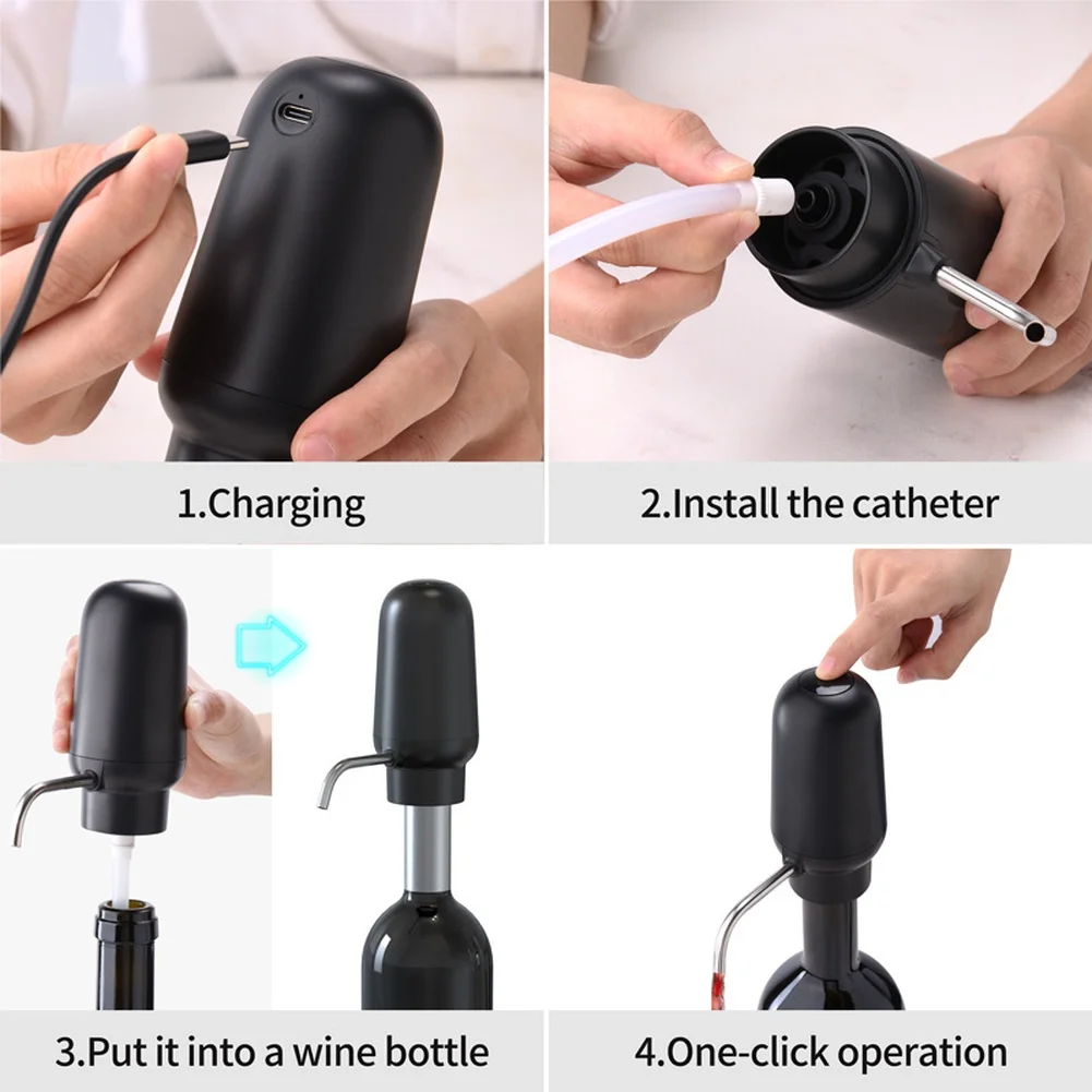 For Carafes For Parties Automatic Pourer Electric Aerator For Wine Tasting Automatic Wine Dispenser One-touch Control