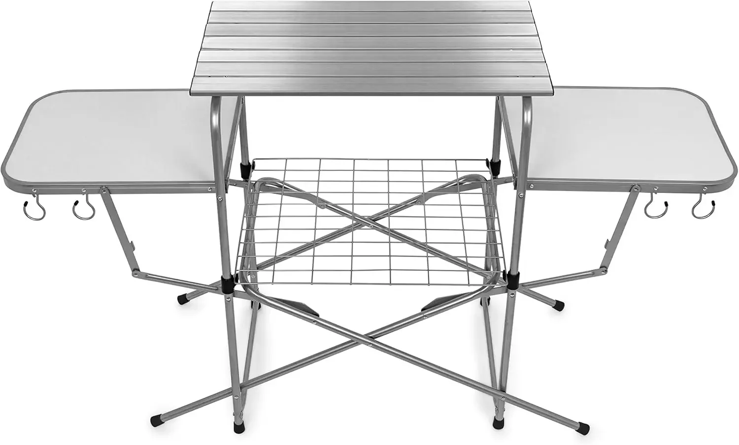 

Olympian Deluxe Portable Grill Table | Provides Plenty of Room for Grilling Gear | Ideal for Picnics, Camping, Boating,
