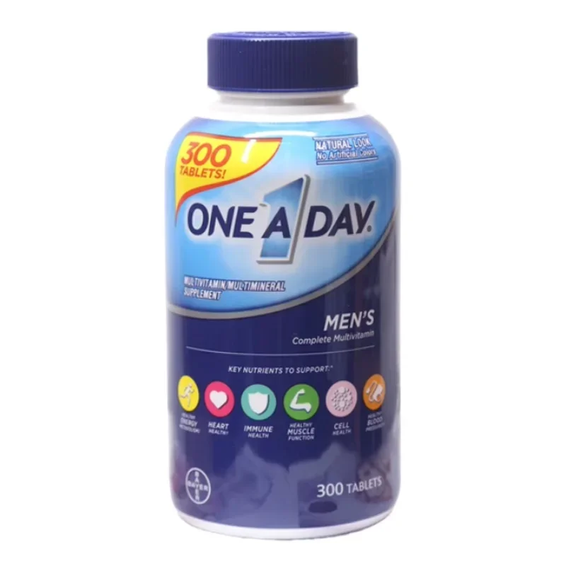 Bayer One A Day Multivitamin Multimineral Supplement Men\'s 50+ Complete Multivitamin 300 Tablets