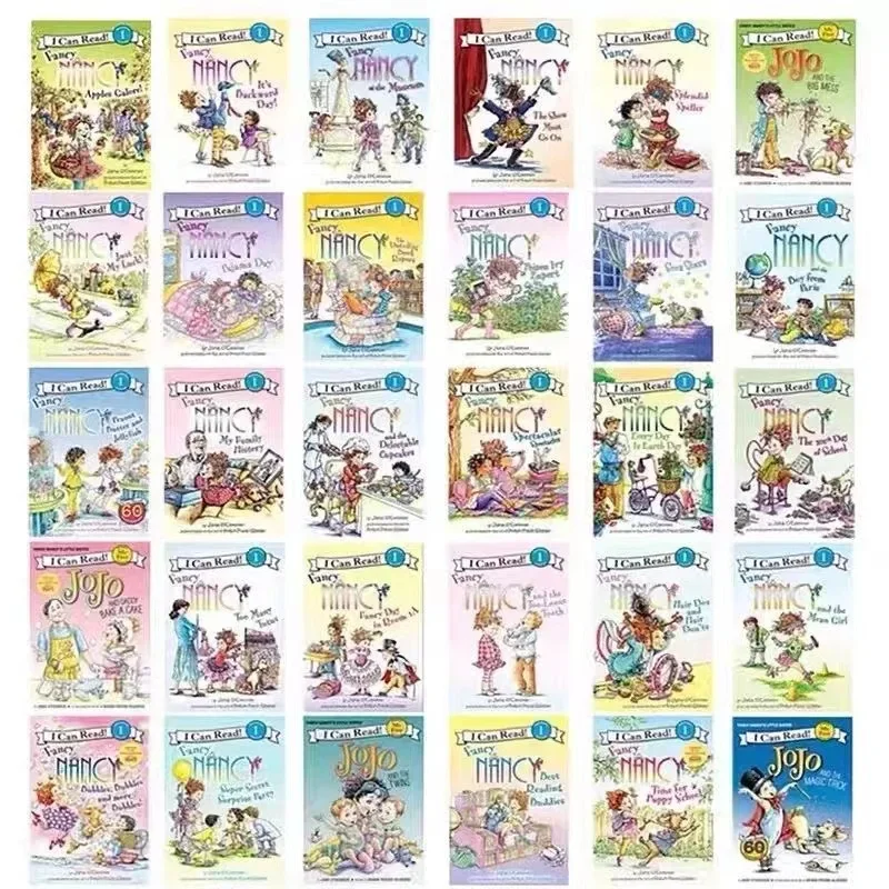 Imagem -03 - Manga Conjuntos de Livros para Crianças Folhetos Educativos eu Posso Ler Fantasia Nancy Aprendendo a Ler Imagens 30 Livros por Conjunto