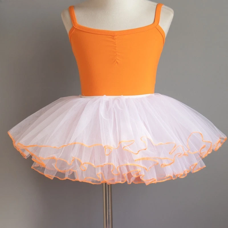 Respirant et confortable mode polyvalente enfants Ballet danse Sarong filles âgées Bustier maille jupe Ballet jupe danse