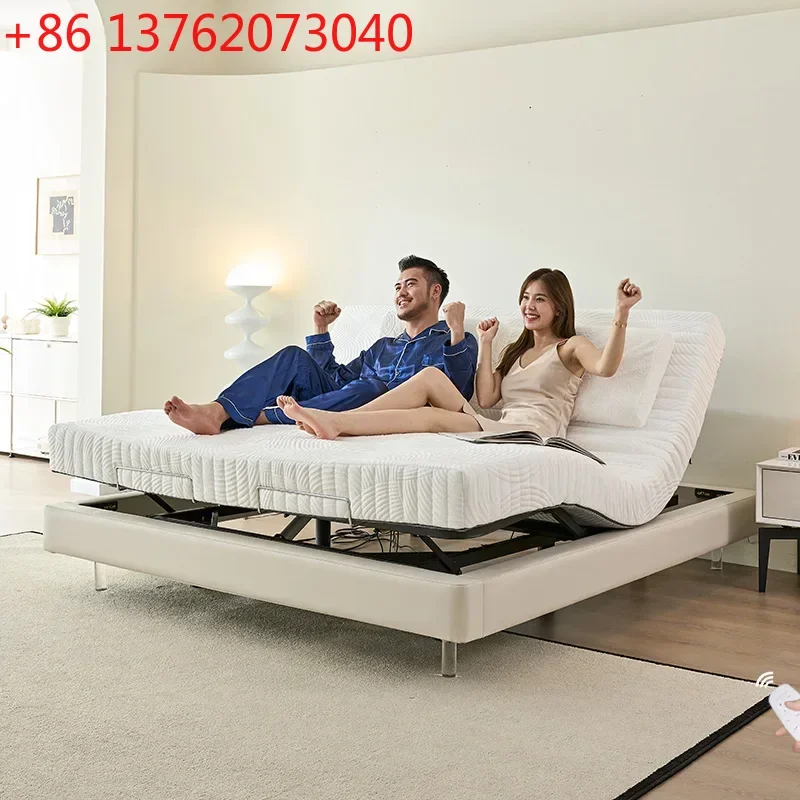 

Design Adults Electric Double Bed Loft Lift Up Modern Smart Double Bed Queen Mattress Somieres Y Marcos De Cama Home Furniture