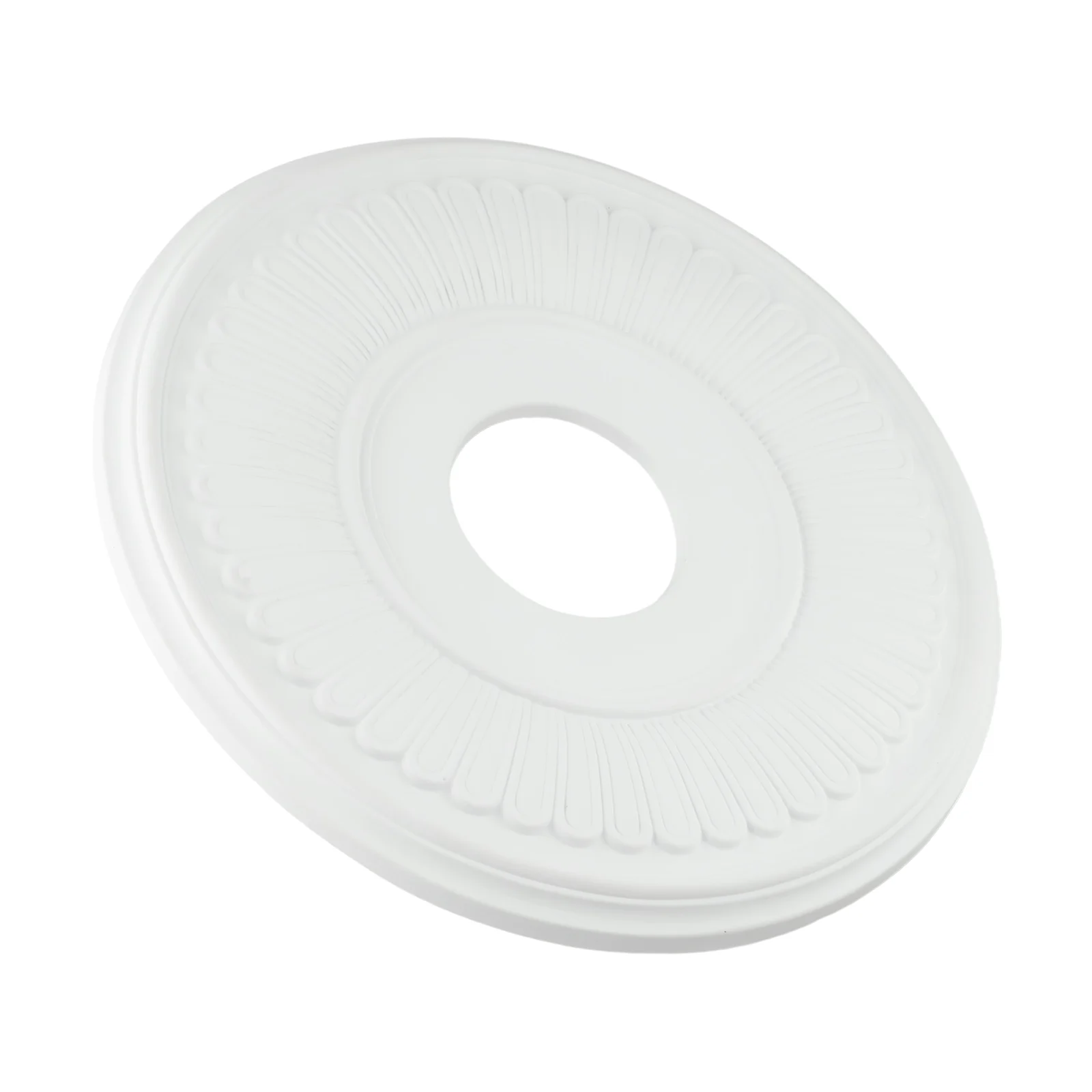 Home Runde Medaillon PU dekorative Deckenventilator Leuchten Abdeckungen Platte Deckenleuchte Pendelleuchte Basis Heimwerker