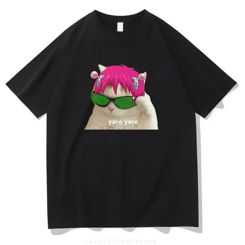 Hot anime Saiki K T-shirt summer t shirts graphic sudaderas Kusuo men/women hip hop sweatshirts high quality cotton tee shirt