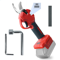 30mm Brushless Electric Pruning Shears 2 Gears Cordless Scissors Fruit Tree Bonsai Pruning For Milwaukee 18V Battery(No Battery)
