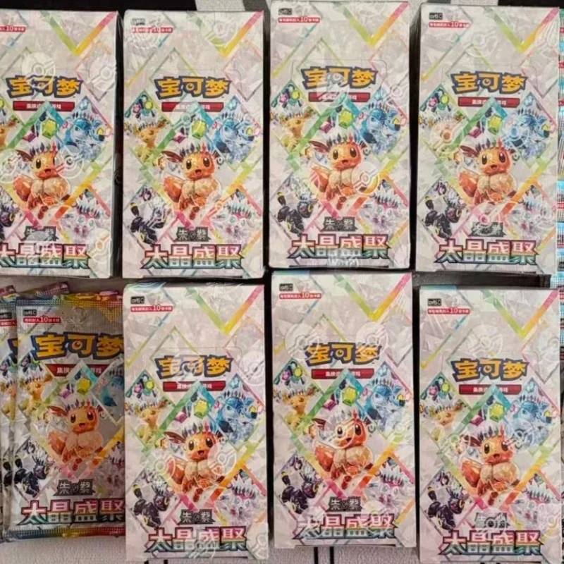 Pokemon Tcg Terastal Gathering Booster Box Csv9.5c Simplified Chinese Trading Card Game Periphery Collectible Cards Toy Gift view 2