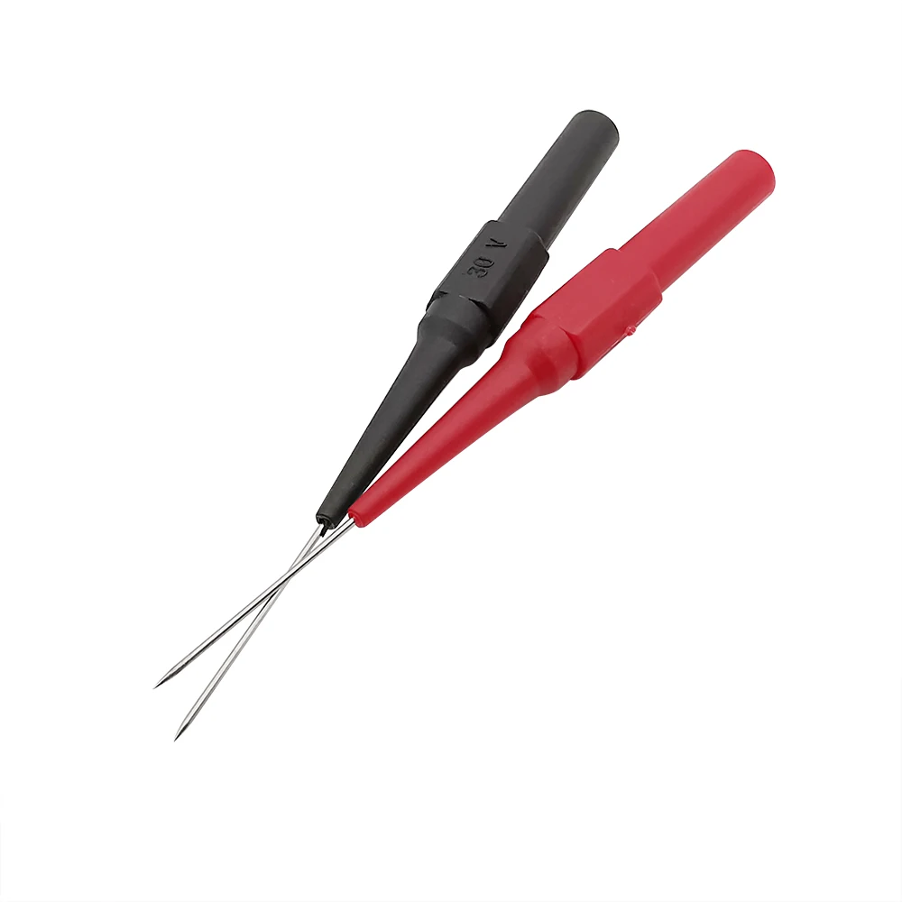 1/2/5Pair 0.7mm Digital Instrumentation Multimeter Test Probe Micro Pins 30V 1A Instrument Part Repair Test Puncture Lead Needle