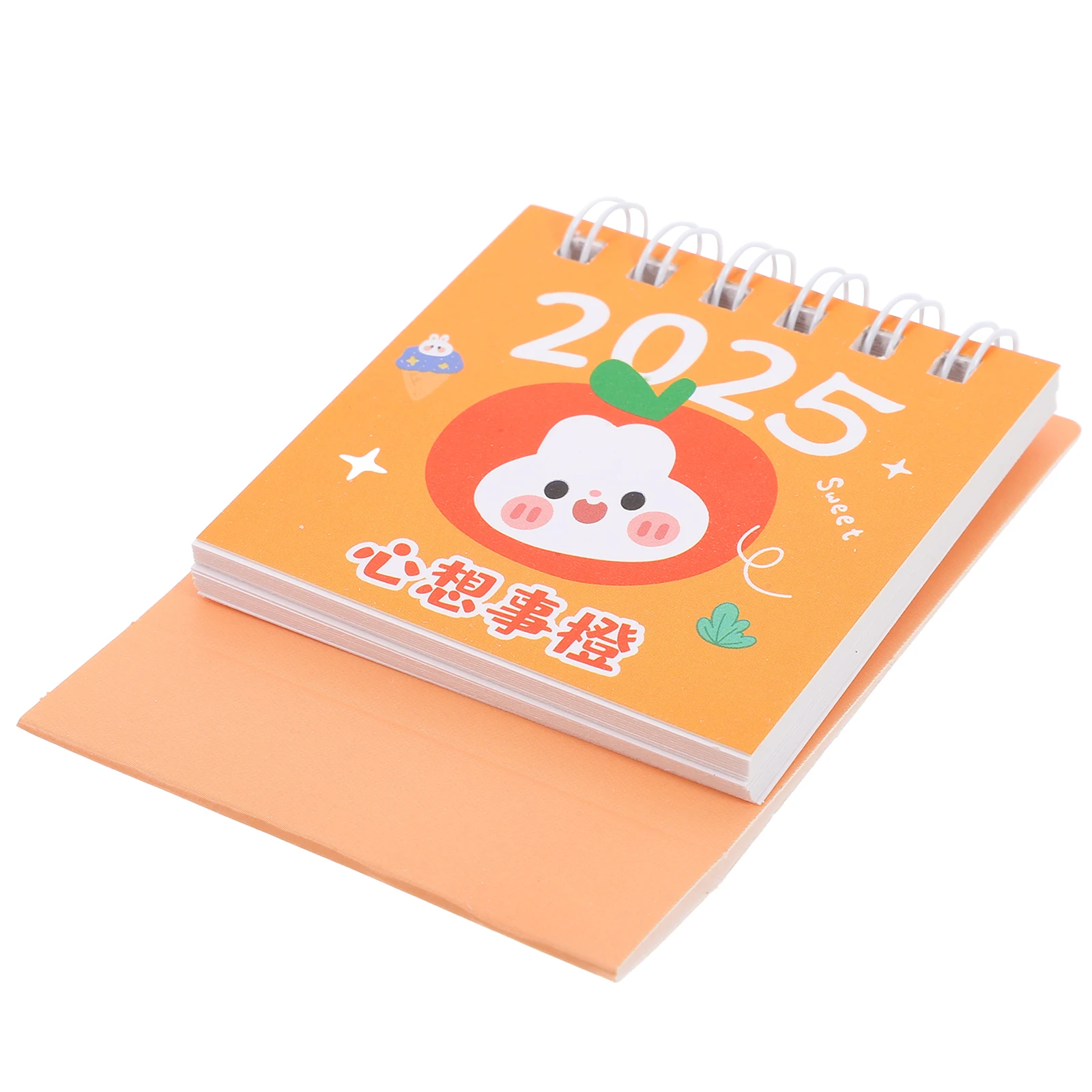 

Mini Desk 2024 2025 Cute Calendar St Flip Tiny naments Small Table Monthly Planner Home Office Decor