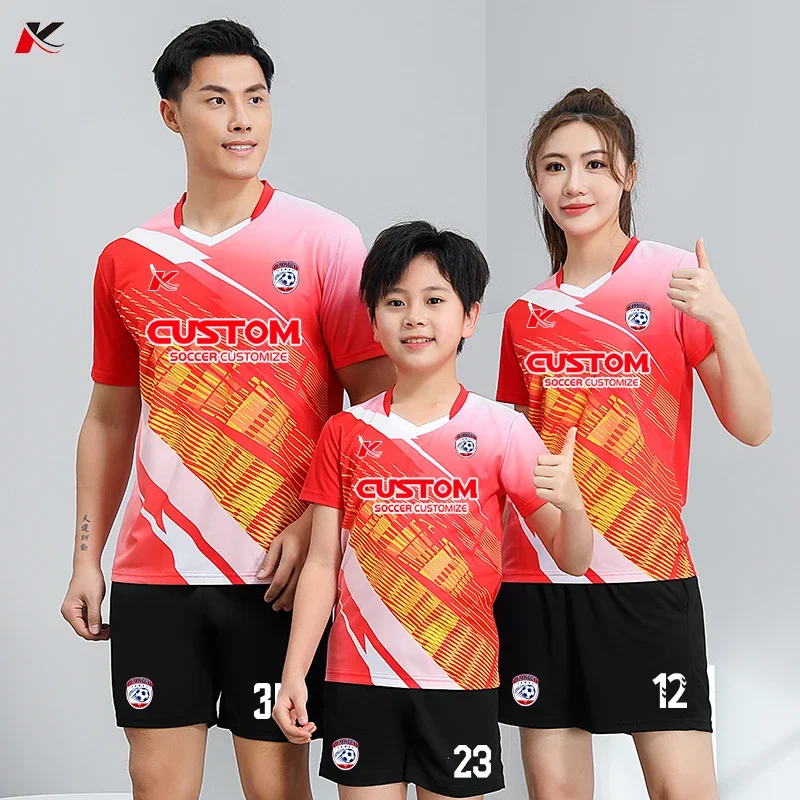 

Custom children's football shirt Cheap Boys Girls Soccer Jersey Breathable Boys Football Jersey Embroidery Jersey For Kids 24445