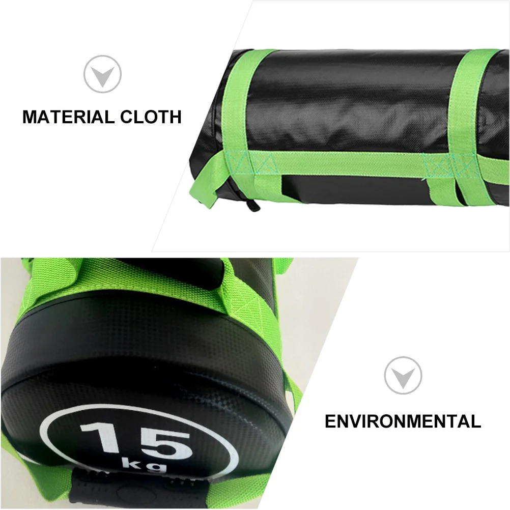 

1 set Fitness Sandbag Strong Durable PVC Material Workout Power Bag Exercise Equipment Weight Training Accessories