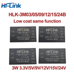 Free Ship Hi-Link Low Cost 3W 3.3V/5V/9V/12V/15V/24V 220V HLK-3M03B/3M05B/3M09B/3M12B/3M15B/3M24B AC DC Power Supply Module
