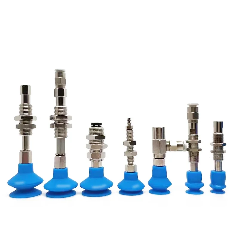 Pneumatic Vacuum Sucker FGA11 Double-layer Round Nozzle Organ Mouth Silicone Suction Cup Robot Automatic Manipulator Accessories
