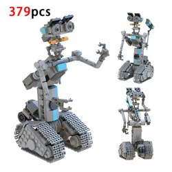 MOC Robot  Johnnyed 5 Building Blocks Sci-Fi Comedy Shorted-Circuits Figure brick prototype No.5 Brick Model Toys for children