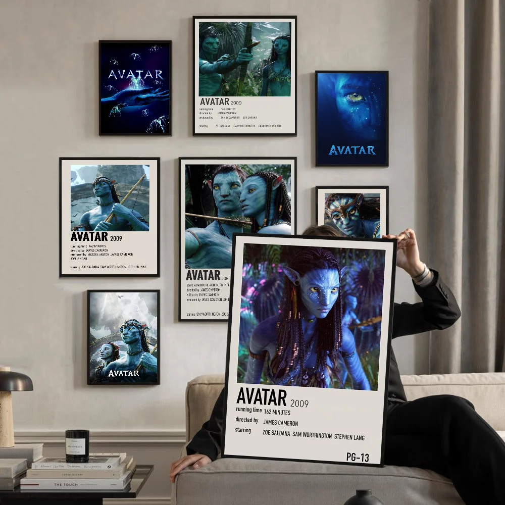 أفاتار 2 طريق الماء 2022 فيلم الفيلم لزجة الملصقات ريترو كرافت ورقة ملصق غرفة بار مقهى الجمالية الفن طلاء جدران