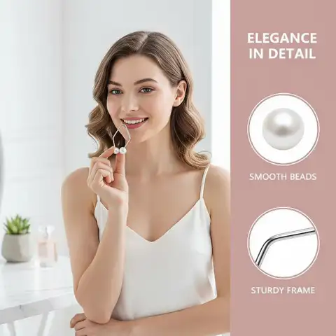 1Pc Face Muscle Trainer Portable Lightweight Facial Exerciser Natural Maker Tool For Women Face Shaper~