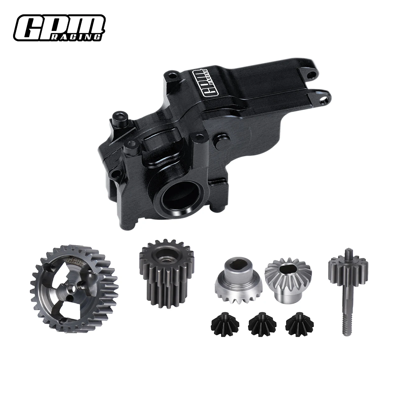 GPM 7075 Alu Transmission Case+40Cr Steel Gear Set For LOSI 1/24 Micro-B