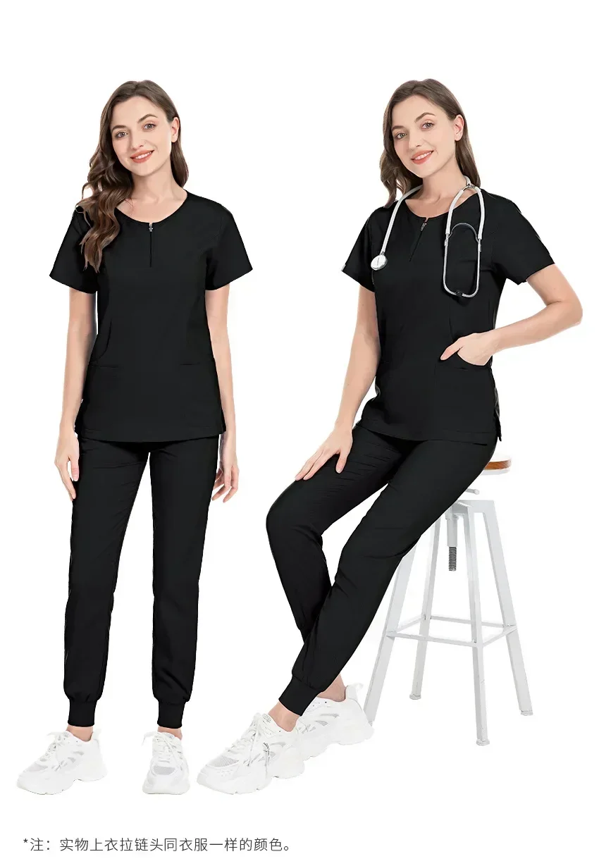 Uniforme d'infirmière pour femmes, vêtements de gIslande médical, ensemble de laboratoire de spa imbibé, vétérinaire, animal de compagnie, clinique dentaire, livres, vêtements de travail de soins infirmiers