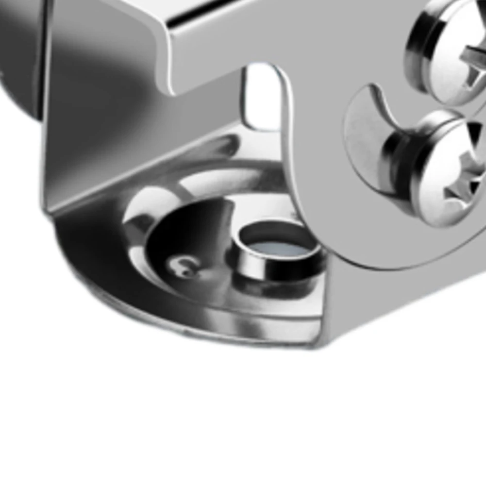 Stainless Steel Pole Monitoring Bracket Hook Bracket High Compatibility Hole Design Thickened Reinforced Steel Plate