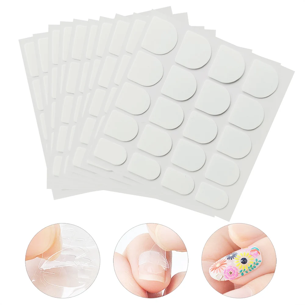 

20 Pieces Sticky Nail Adhesive Sticker for Press On False Nail Tips Nail Glue Nail DIY Tools Nail Stickers