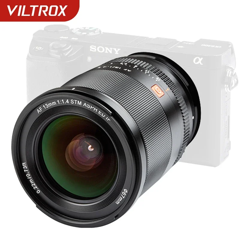 

New Viltrox Lens 13mm 23mm 33mm 56mm F1.4 Auto Focus Ultra Wide Angle Lens APS-C for Sony E-Mount Camera A6000 A6400 A7 A7III