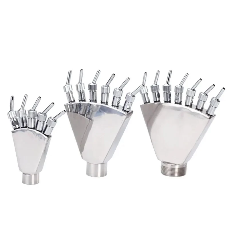 Stainless Steel 304 Phoenix Tail Fountain Nozzle For Landscape Music Fountain Garden Pool Park Outdoor Decor Water Feature