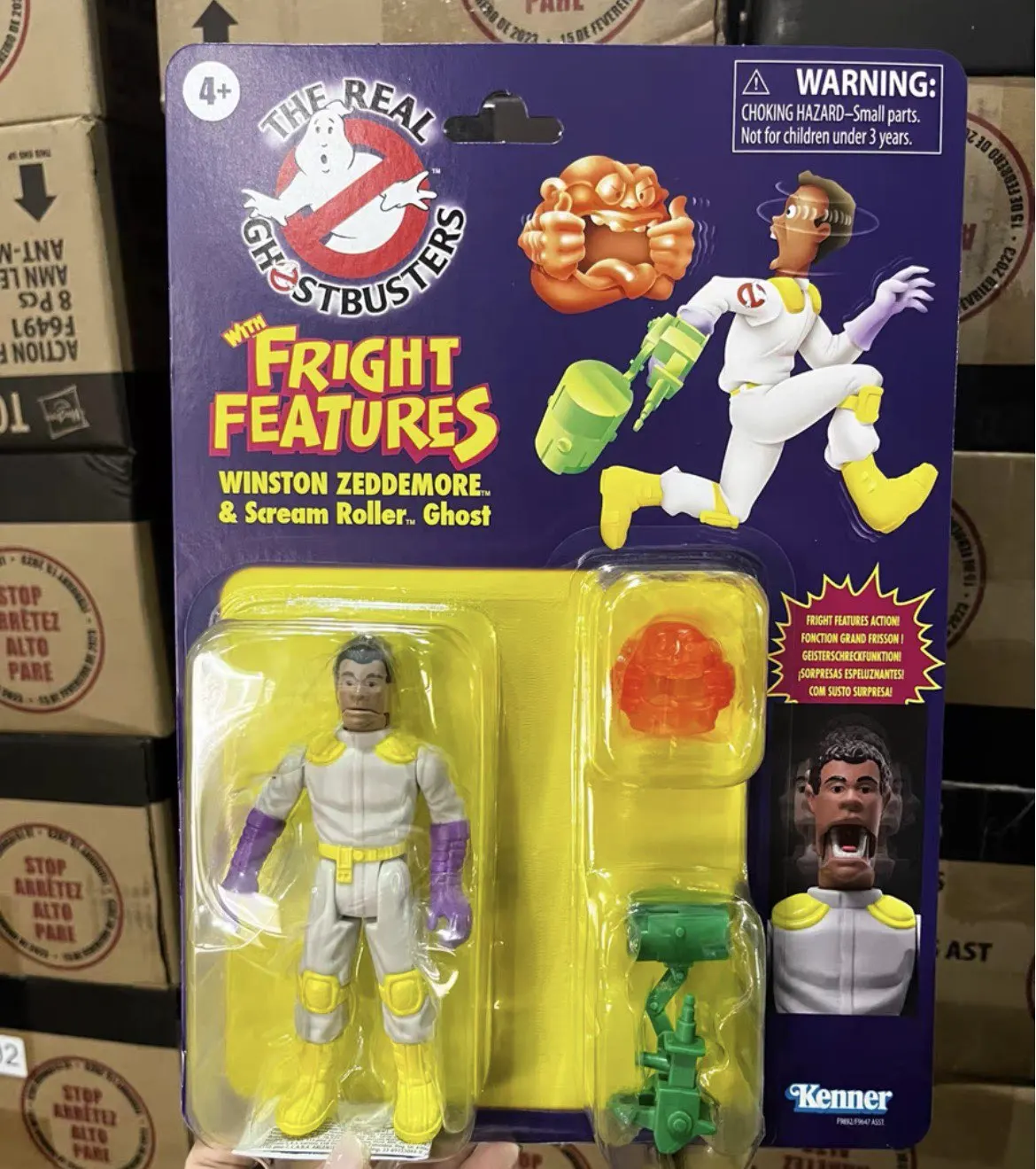 شخصية Ghostbusters Retro Card Reprint Ray Stantz مقاس 6 بوصات - رسمية متوفرة في المخزون