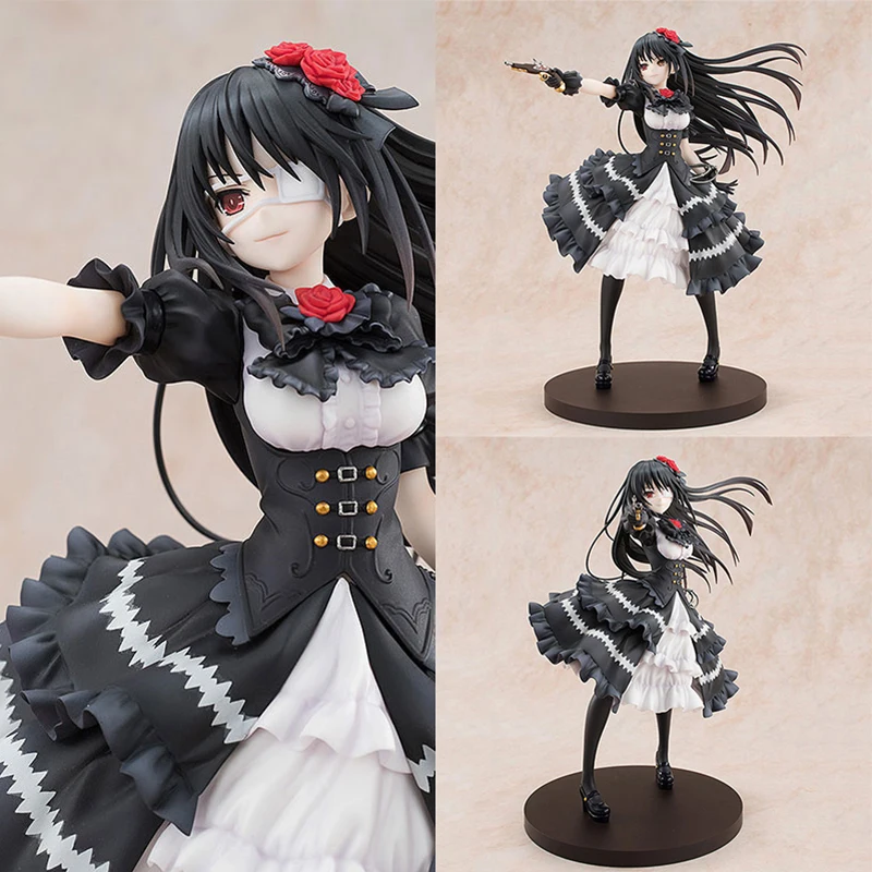 2024 Anime DATE A LIVE 30th Anniversary Ver Tokisaki Kurumi Nightmate PVC Action Figure Toys Doll Boyfriend Gift  23CM