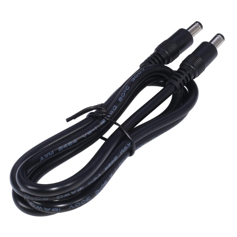 Kabel zasilający DC 5.5 x 2.1mm męski do 5.5x2.1mm męski adapter przedłużacz kabla zasilającego do routerów oświetlenia LED — zdjęcie produktu 3