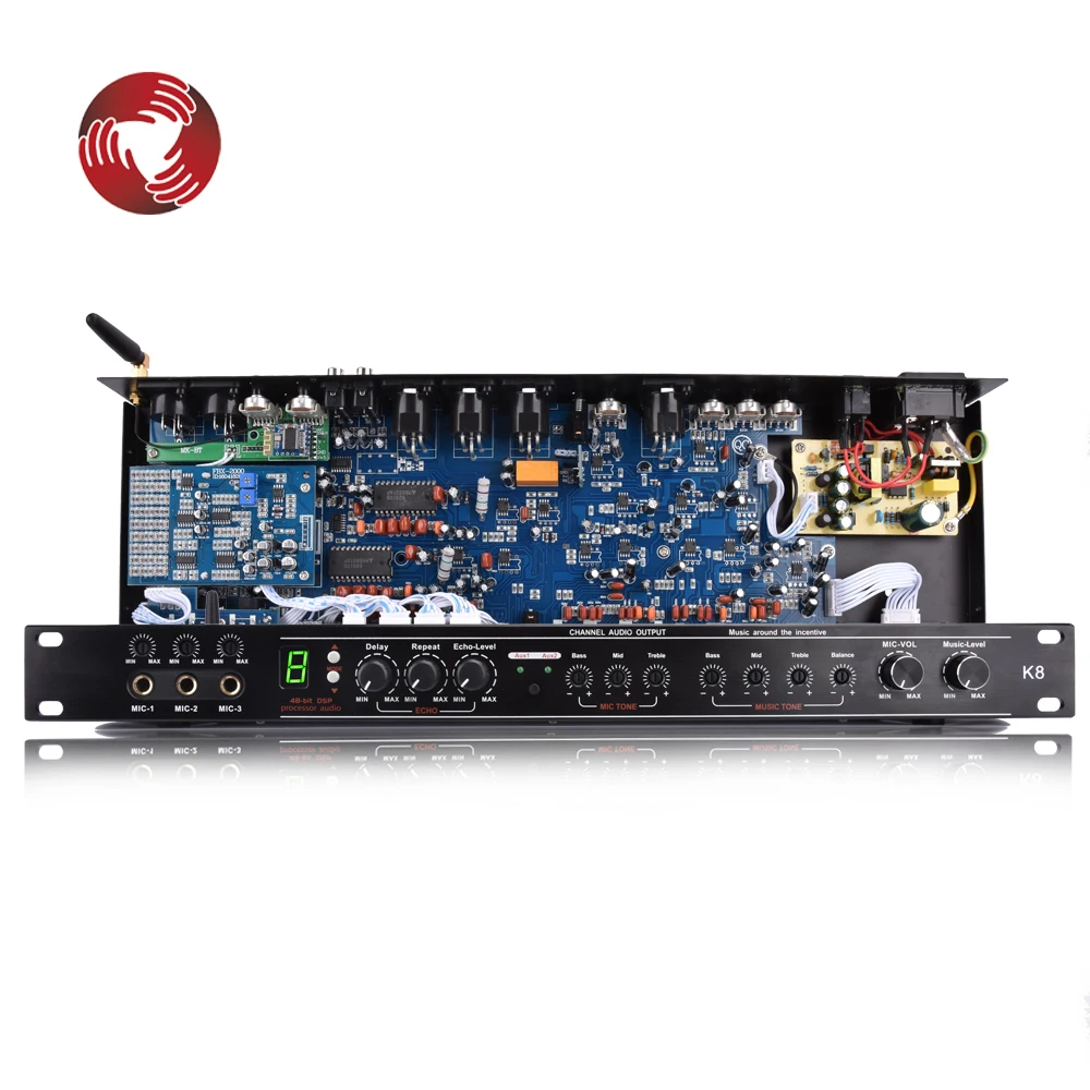 Hot-selling anti-howling K8 analog audio processor