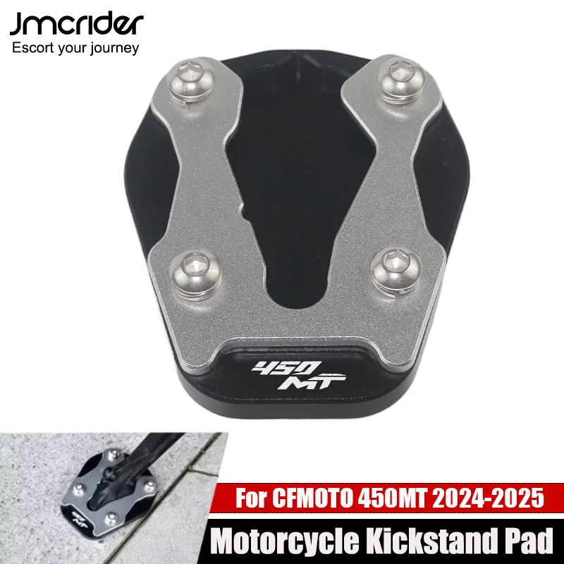 New For CFMOTO 450MT MT450 CF 450 MT 2024 2025 Motorcycle Foot Side Stand Pad Kickstand Enlarger Plate Support Extension