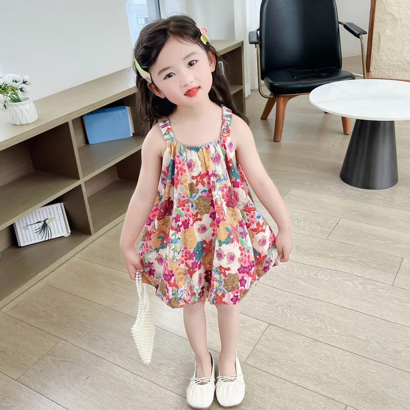 

2014 Summer New Girls' Dress with Suspenders Boys' Suit Breathable Fabric Western Style Brothers and Sisters Beach Party Suit